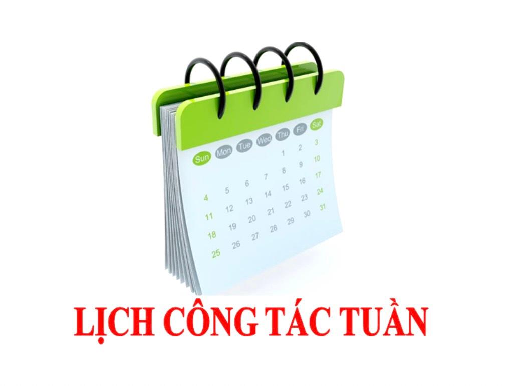 LỊCH CÔNG TÁC TUẦN CỦA UBND XÃ TRIỆU ĐẠI (Từ ngày 12/8/2024 đến 16/8/2024)